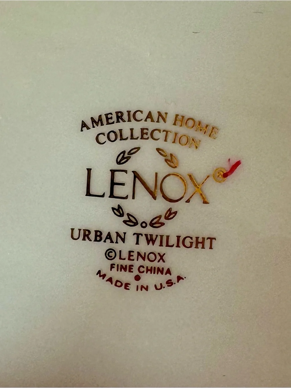 Lenox Urban Twilight Cream Gravy Boat and Underplate